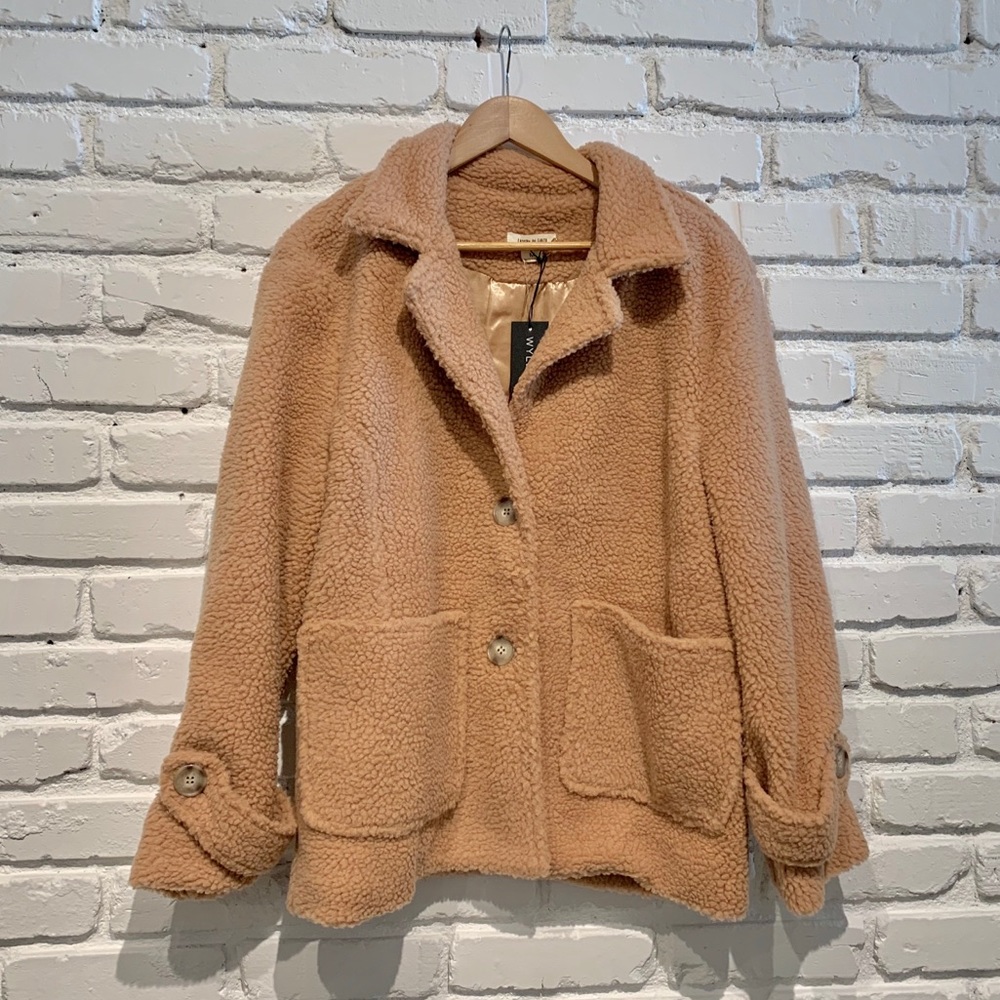 Sherpa Peacoat Jacket